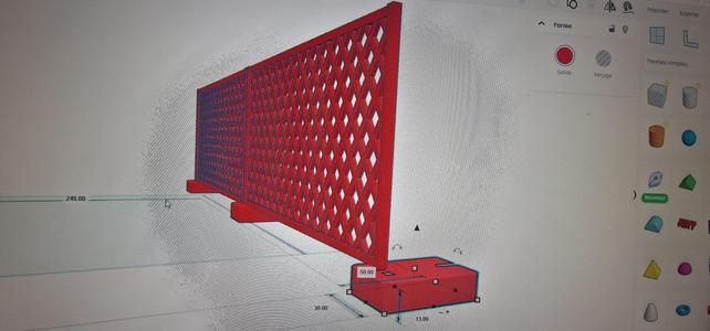 construction fencing deco rc track / rc drift