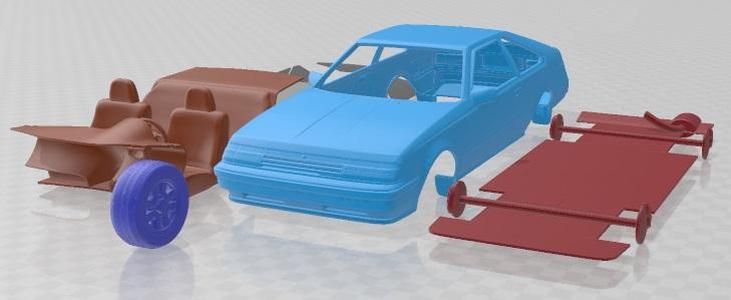 Toyota Celica Liftback 1981 Printable Car