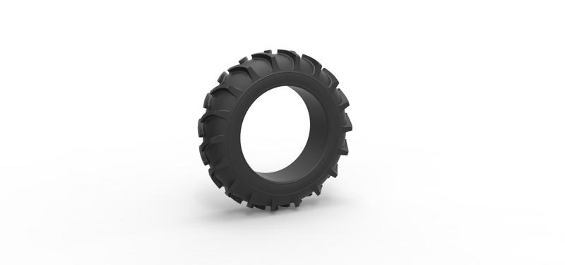 Tractor tire 33 Scale 1:25
