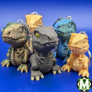 T-Rex Keychain – Compact & Stylish Dinosaur Accessory