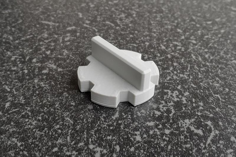 Handle for waste water tank, camping