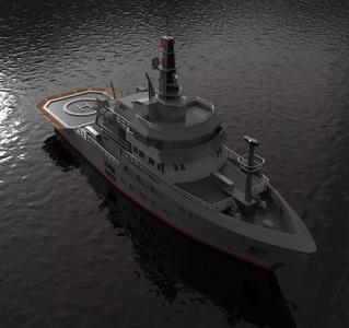3D model of Ship