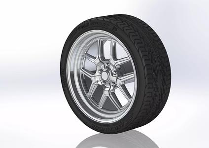 Custom wheels Ridler Style 610 for your scale model