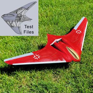 1/20 SCALE HORTEN IX HO-229 RC MODEL TEST FILES AND MANUAL