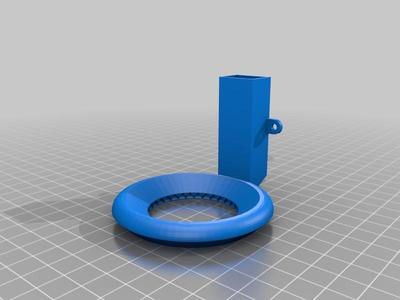 E3Dv6 Bowden X-carriage Mount v2 Circular Fan Duct