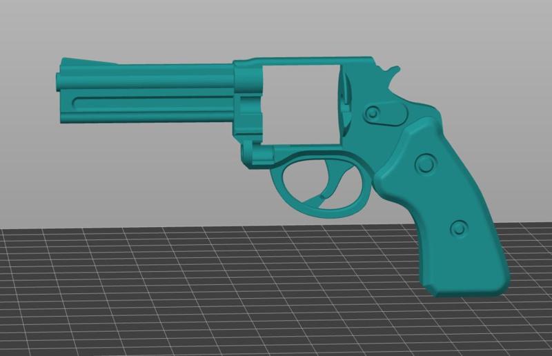  Revolver Fidget Long Barrel