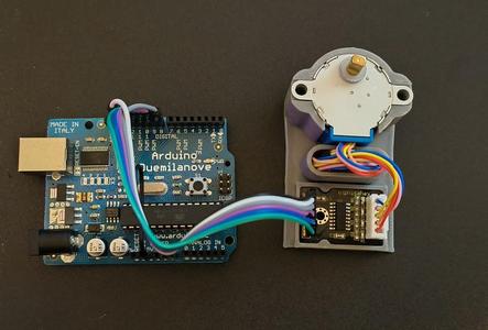 Stepper motor(28BYJ-48) and Driver board(KS0140) Mounting Bracket
