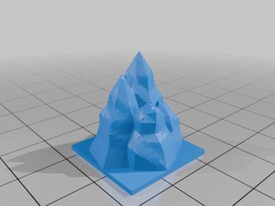 rock or tiny mountain