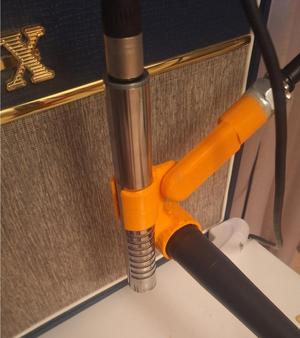 Dual ribbon and condenser microphone clamp