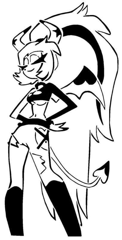 Verosika Mayday stencil 11