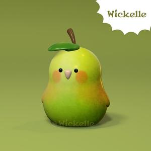 Cute Pear Bird