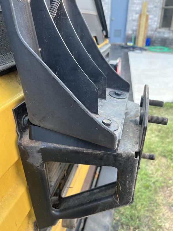 Jeep Wrangler TJ 1997-2006 Third Brake Light Extension for 33 inch spare