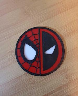 Coaster Deadpool Spiderman 