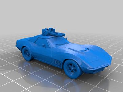 Corvette Custom for Gaslands