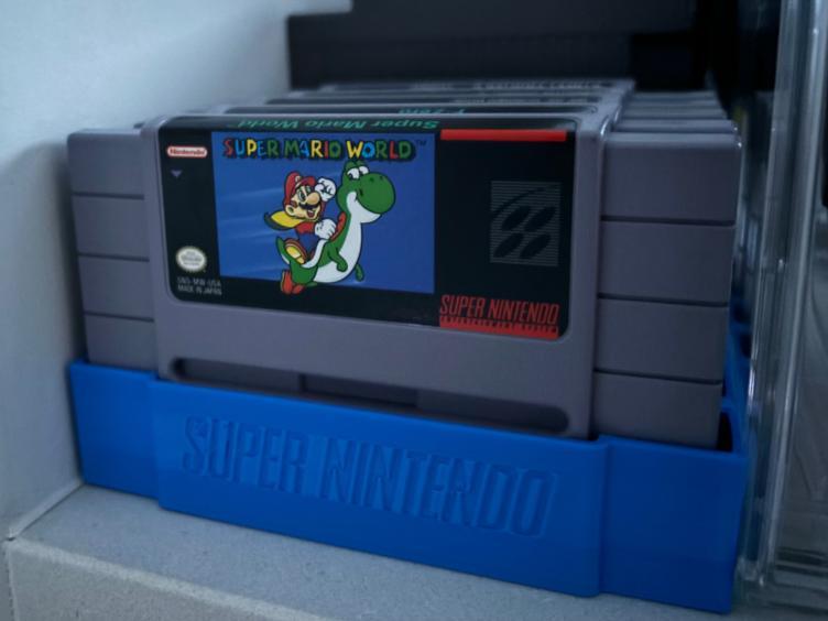 SNES NTSC Cartridge Holder (Flat)