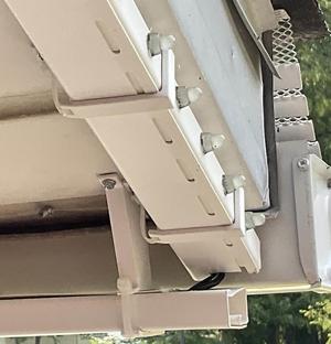 Permanent J-Channel RGB Pixel Soffit hangers