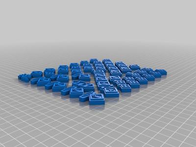 Trial Wargame OPFOR Print plates