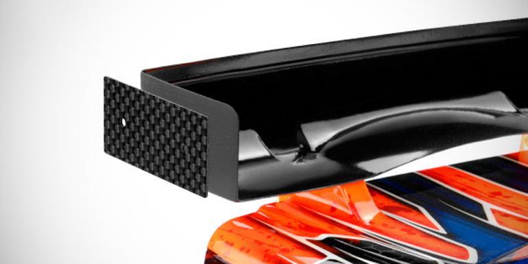 RC touring car wing side plates