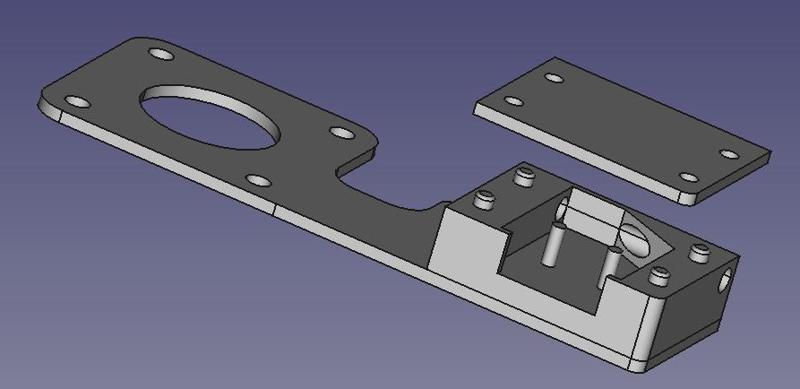 Creality filament runout sensor mount