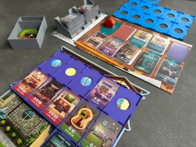 Dream Home Player Board, Deck Holder, Organizer Insert