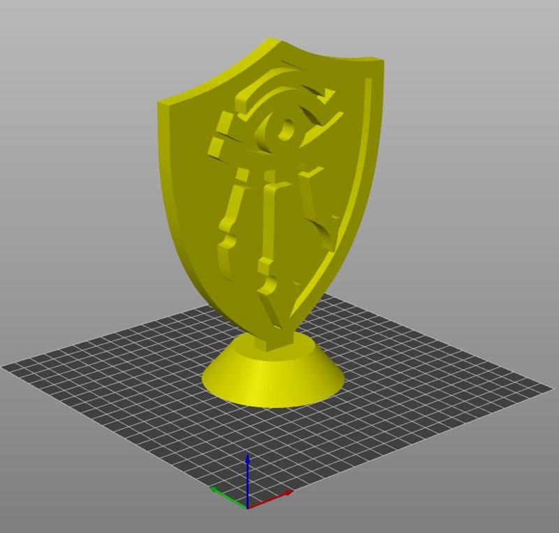 World of Warcraft Mage Logo Stand