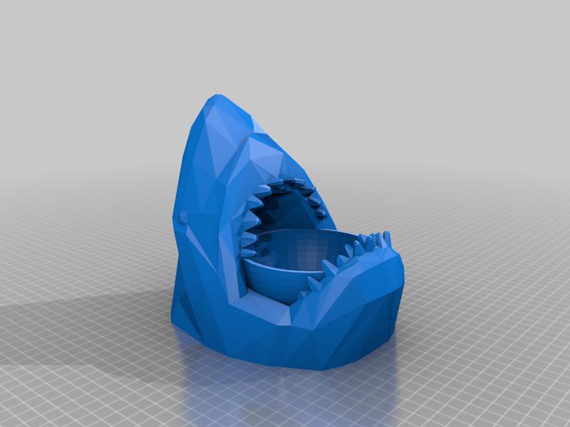 Shark popcorn bowl