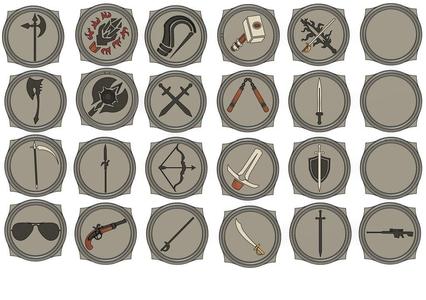 DND Tokens weapons