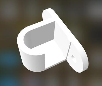 Kitchen utensils rod mount under cabinet