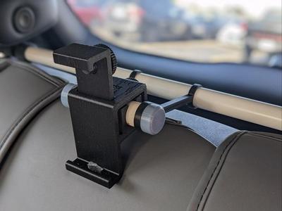 Center Back Seat Headrest Tablet Mount