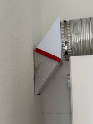 Dunstabzug Adapter für Loch in Wand