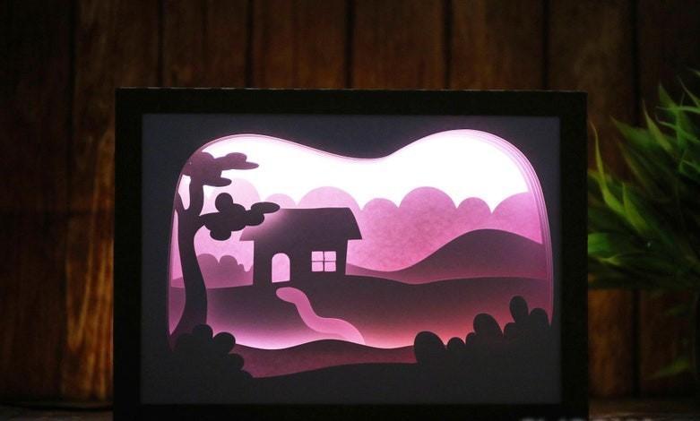 Backyard House light box