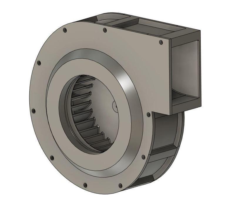Massively inefficient centrifugal fan