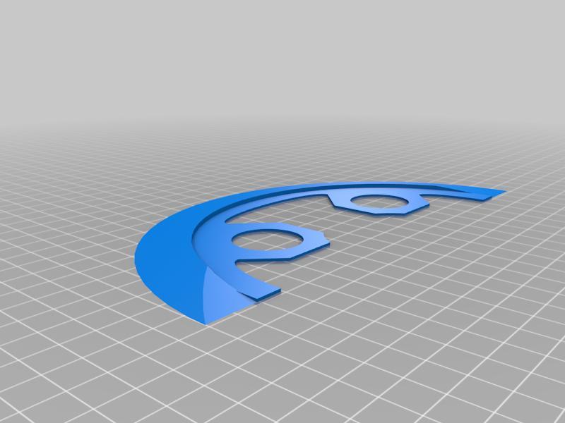 RCP50 180deg corner bevel 3mm high