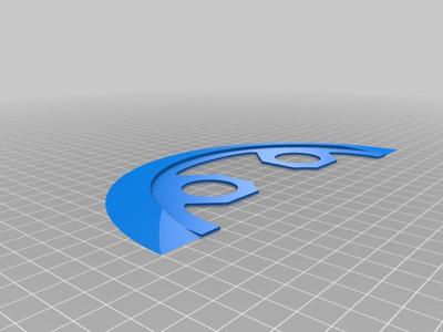 RCP50 180deg corner bevel 3mm high