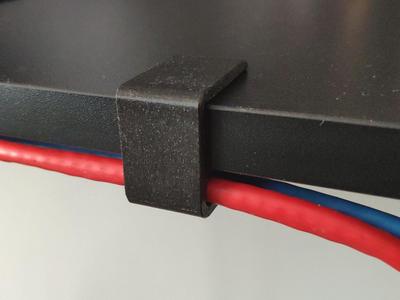 Simple Desk Cable Clip 15 and 20 mm