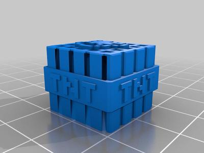 MineCraft TNT Cherry MX KeyCap