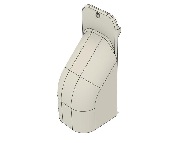 H2D Poop Deflector / Poop Chute (magnetic/screw)