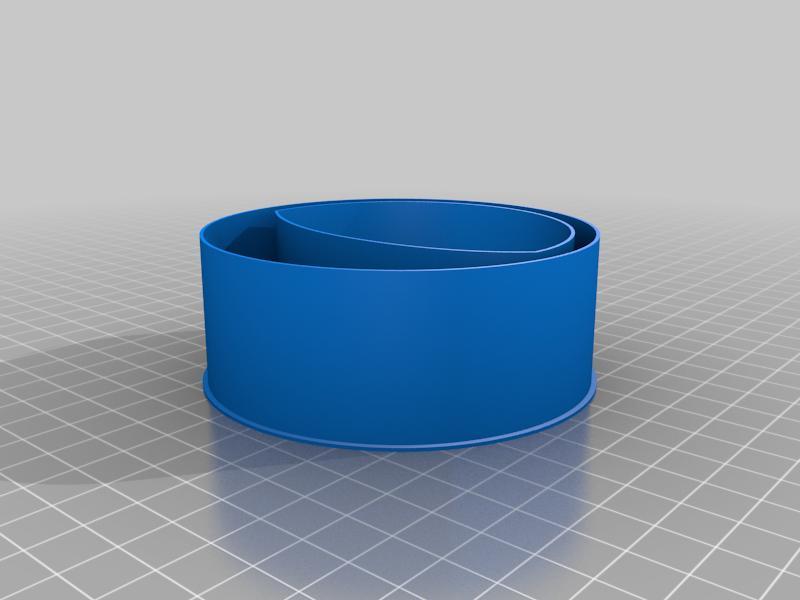 Moon (in circle) phase 9, nestable box (v1)