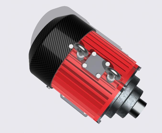 electric engine (with main shaft)