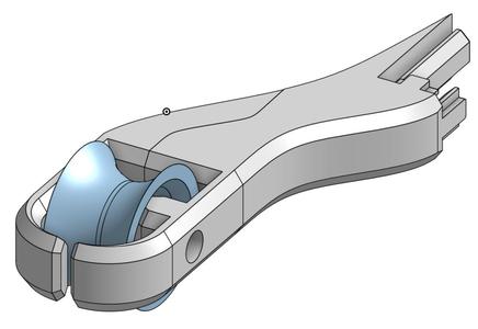 Ender Upper Filament Guide with Bearing
