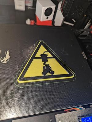 the boys 3d printer sign 