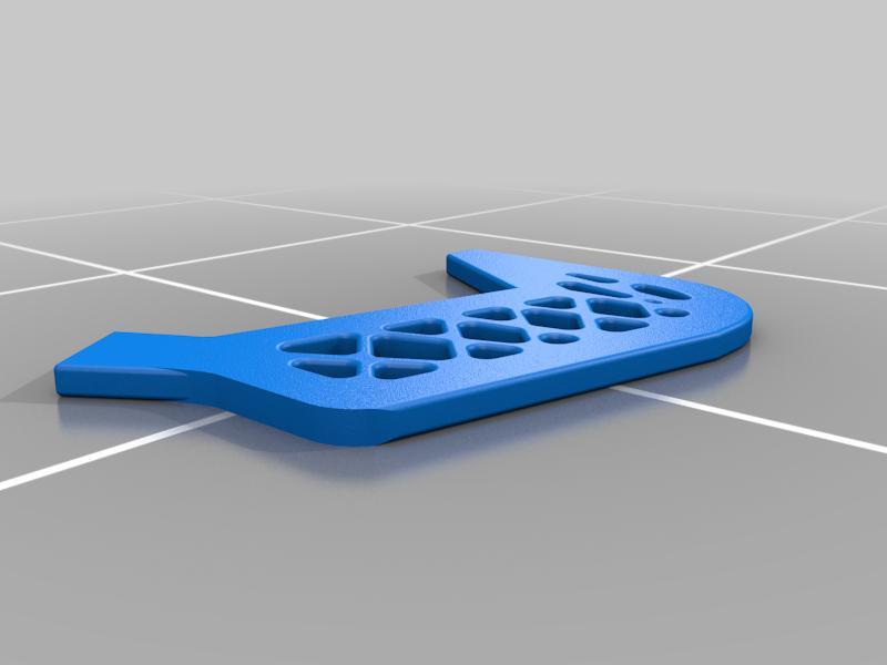 Gabarit pour tailler la barbe