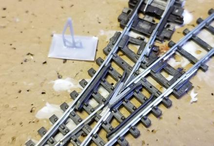 Peco ST5/6 turnout insert