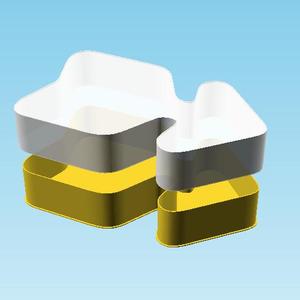 HEAVY WEDGE-TAILED RIGHTWARDS ARROW, nestable box (v1)