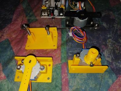 STEPPER MOTOR MOUNTS & ARMS