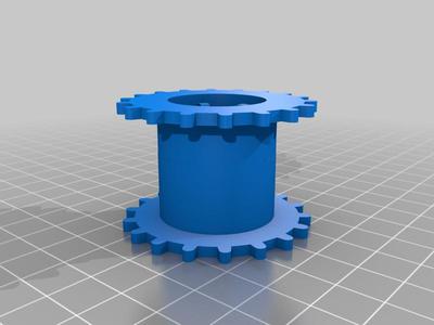 Tiger sprocket for 6mm motor shaft