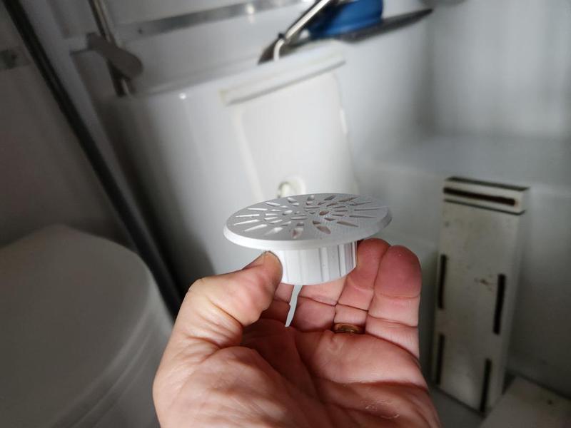 RV Shower Drain Hair Strainer