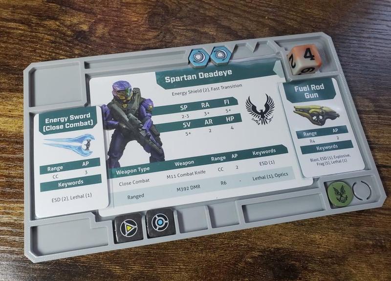 Halo Flashpoint Dashboard (Fits sleeved cards)