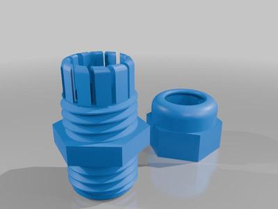 Cable clamp strain relief