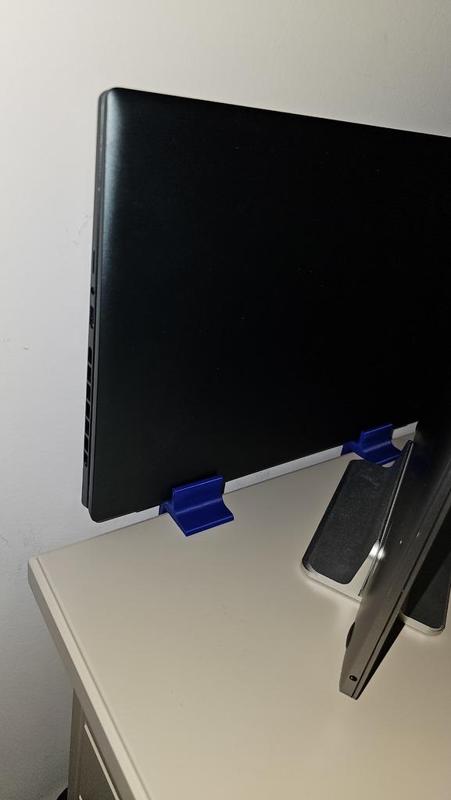Vertical Laptop Stand - Desk Mounted